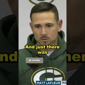Matt LaFleur says the Packers played "nothing like a few days ago" in loss to Titans #shorts