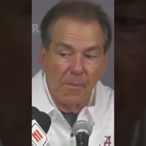LSU CHANTS heard in the middle of Nick Saban's press conference😯 #shorts