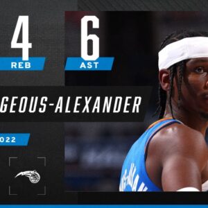 Shai Gilgeous-Alexander goes for 30+ PTS for the Thunder in win over Magic