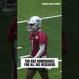 Tua is always a treat to watch at practice🤣 #shorts #tua #dolphins