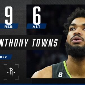 Karl-Anthony Towns fills the stat sheet as Timberwolves beat Rockets