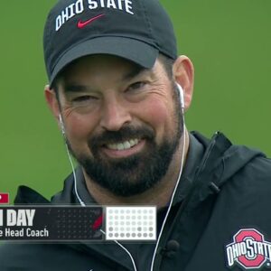 Ryan Day on how Ohio State plans to adapt to the windy weather conditions vs. Northwestern