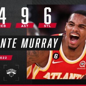 Dejounte Murray CAREER HIGH 36 PTS leads Hawks to 23-PT comeback W over Knicks ðŸ”¥