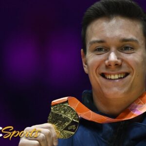Brody Malone wins HISTORIC HIGH BAR GOLD for Team USA to wrap up Gymnastics Worlds | NBC Sports
