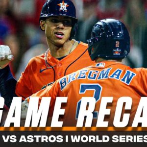 Astros HOLD OFF Phillies 3-2 In Game 5, Take 3-2 Series Lead In World Series I FULL GAME RECAP
