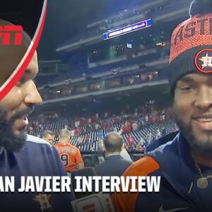 Cristian Javier explains how he felt coming out of the game with no-hitter intact | MLB on ESPN