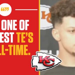 Patrick Mahomes PRAISES Travis Kelce After Big Performance Against Chargers I FULL INTERVIEW