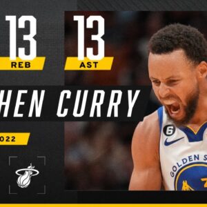 Steph Curry records 10th career TRIPLE-DOUBLE 💥