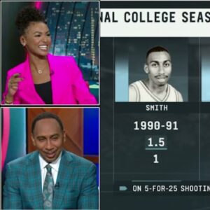 Stephen A.'s college stats 😳👀