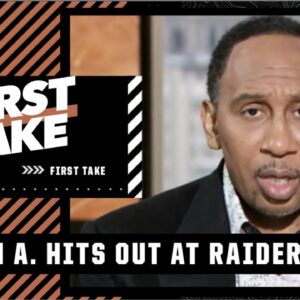 Stephen A. Smith to Raiders owner: DUMBEST QUOTE I’VE EVER SEEN! | First Take