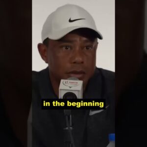 Tiger Woods on which tournaments he wants to play in 2023 #shorts