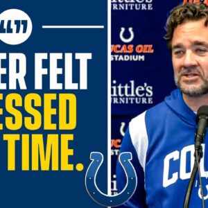 Colts Head Coach Jeff Saturday Stands By Not Calling Timeout Late in 4th Quarter | CBS Sports HQ