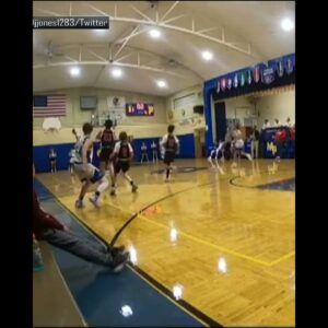 A full-court buzzer-beater you have to see to believe 😱 #shorts