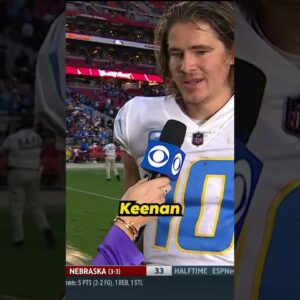 Justin Herbert discusses making history against the Cardinals👏 #shorts #chargers