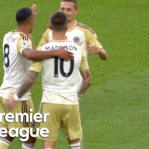 James Maddison powers Leicester City ahead of West Ham United | Premier League | NBC Sports