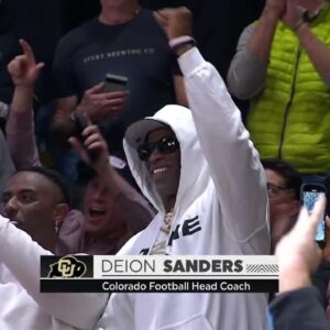 Deion Sanders gets HUGE ovation at Colorado basketball game | ESPN College Basketball