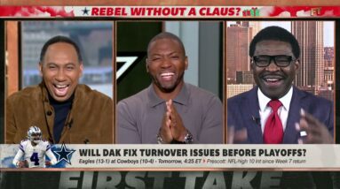 'He can't turn his head' - Stephen A. Smith clowns Michael Irvin 😂 | First Take