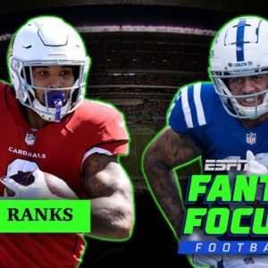 Week 15 Ranks: Is Mike crazy for loving Conner? Pittman's time to bounce back? | Fantasy Focus ðŸ�ˆ