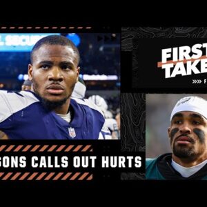 Stephen A. sees no problem with Micah Parsons questioning Jalen Hurts' success 👀 | First Take