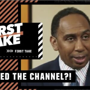 Stephen A. TURNED THE CHANNEL during Bucs vs. Saints game 😂 | First Take