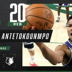 Giannis drops a 40-20 stat line in Bucks' win over Timberwolves 😳 | NBA on ESPN