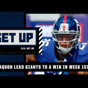 Can Saquon Barkley carry the Giants to a win over the Commanders in Week 15? | Get Up