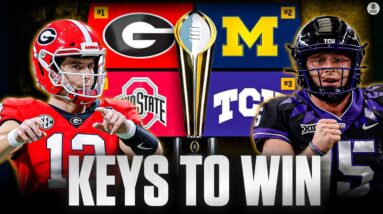 College Football Playoff Semifinals: Keys for each team TO WIN IT ALL | CBS Sports HQ