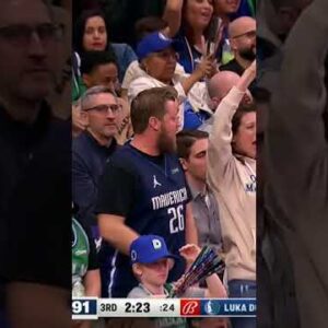 The crowd's reaction to Luka Doncic's ankle breaker 😳🔊