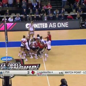HISTORY MADE‼️ Louisville are on to their FIRST NCAA Volleyball National Championship 👏