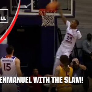 Hansel Enmanuel throws down big-time dunk for Northwestern State 🔥