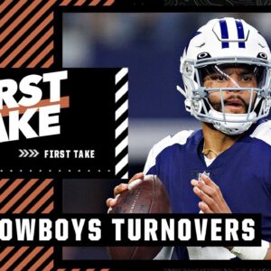 Will Dak Prescott fix the turnover issues before the playoffs for the Cowboys? | First Take