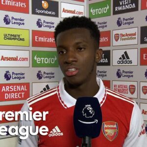 Eddie Nketiah: Arsenal were 'at it' against West Ham United | Premier League | NBC Sports