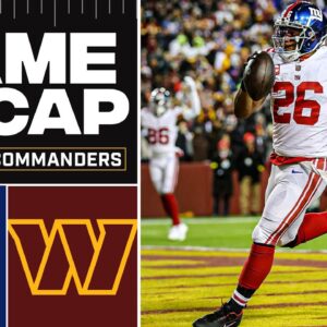 Giants HOLD OFF Commanders, Take 6th Seed in NFC [Full Game Recap] | CBS Sports HQ