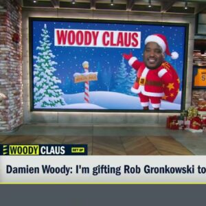 Woody Claus is gifting Rob Gronkowski to Tom Brady 🎅🎁 | Get Up