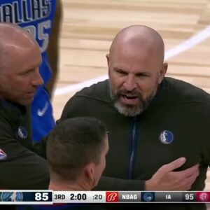 Luka Doncic and Jason Kidd were ejected for this 👀
