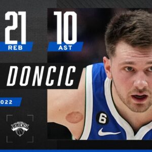 LUKA DONCIC WITH THE 1ST EVER 60-20-10 GAME 😳🚨