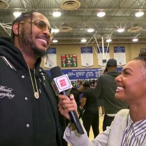 'The legacy continues': Carmelo Anthony on watching his and LeBron James' sons play 20 years later