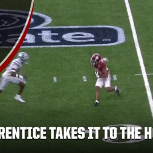 Alabama's Kobe Prentice shakes two Kansas State defenders for TD | ESPN College Football