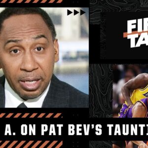 Stephen A. has a problem with Patrick Beverley taunting CP3 ðŸ˜¬ | First Take
