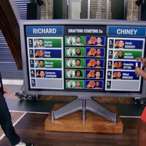 RJ & Chiney DRAFT their Fantasy Suns & Celtics Starting 5 👀 Who won? | NBA Today