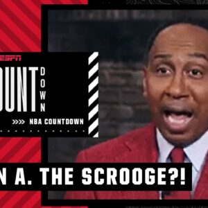 Stephen A. doesn't wanna be a Scrooge or Grinch on Christmas 😄 | NBA Countdown