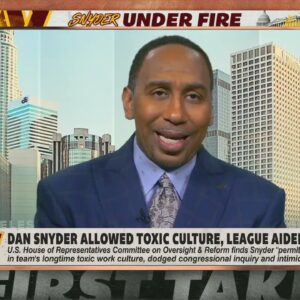 Stephen A. on reports Dan Snyder allowed a toxic work culture | First Take