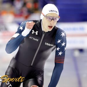 American sensation Jordan Stolz glides to 1000m World Cup win to cap breakthrough year | NBC Sports