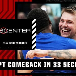 LUKA MAGIC!✨ Luka Doncic posts FIRST EVER 60-20-10 triple-double in HISTORIC comeback | SportsCenter