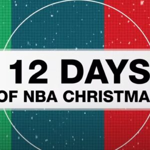 NBA Crosscourt's rendition of the 12 Days of Christmas song 🎵🎄