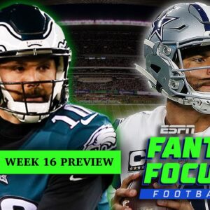 Jags vs Jets recap + Jalen Hurts OUT, Gardner Minshew IN + Week 16 preview! | Fantasy Focus 🏈