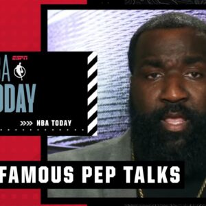 Perk gives one of his FAMOUS pep talks to Warriors coach Steve Kerr | NBA Today