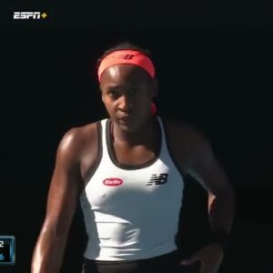 COCO GAUFF SEALS ITâ€¼ The 18-year-old American is into the fourth round of the Australian Open ðŸ‘�