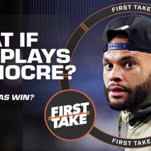 Can the Cowboys beat the 49ers even if Dak Prescott plays MEDIOCRE? | First Take