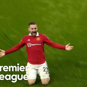 Luke Shaw scores second Manchester United goal v. Bournemouth | Premier League | NBC Sports
